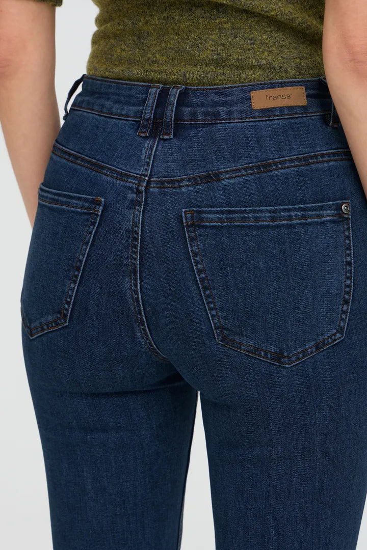 Fransa Atlanta Hanna Jeans - Dark Blue Denim