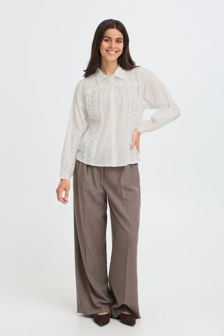 Fransa Lacita Blouse - White