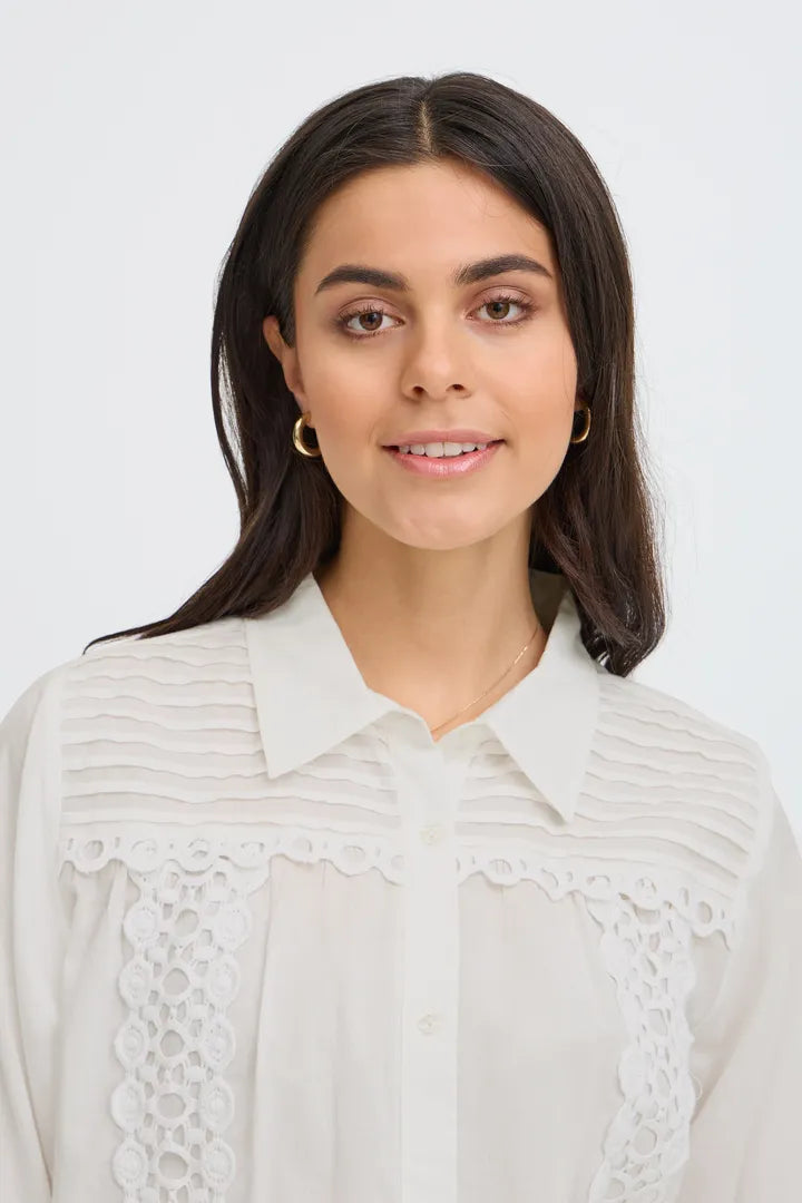 Fransa Lacita Blouse - White