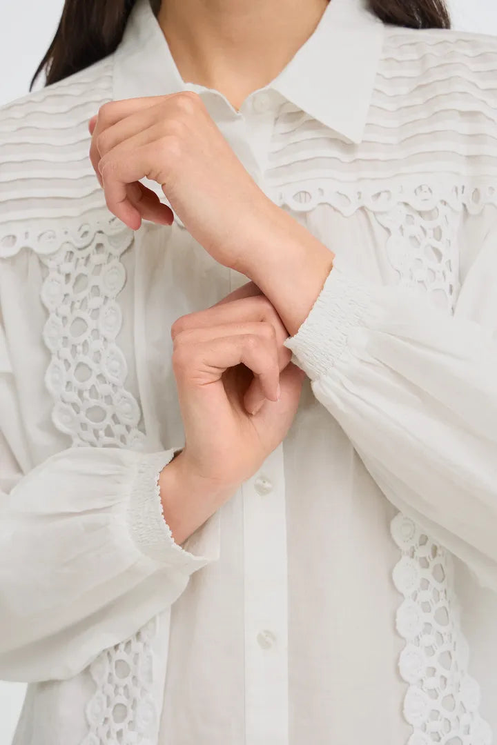 Fransa Lacita Blouse - White