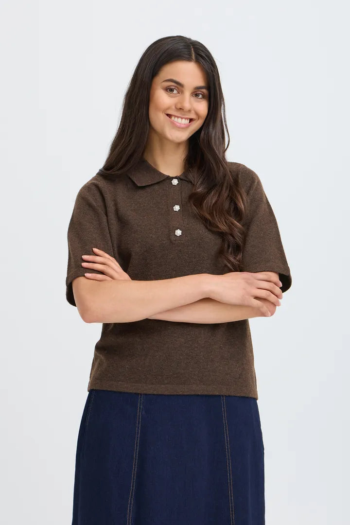 Fransa Suzette Pullover - Coffee