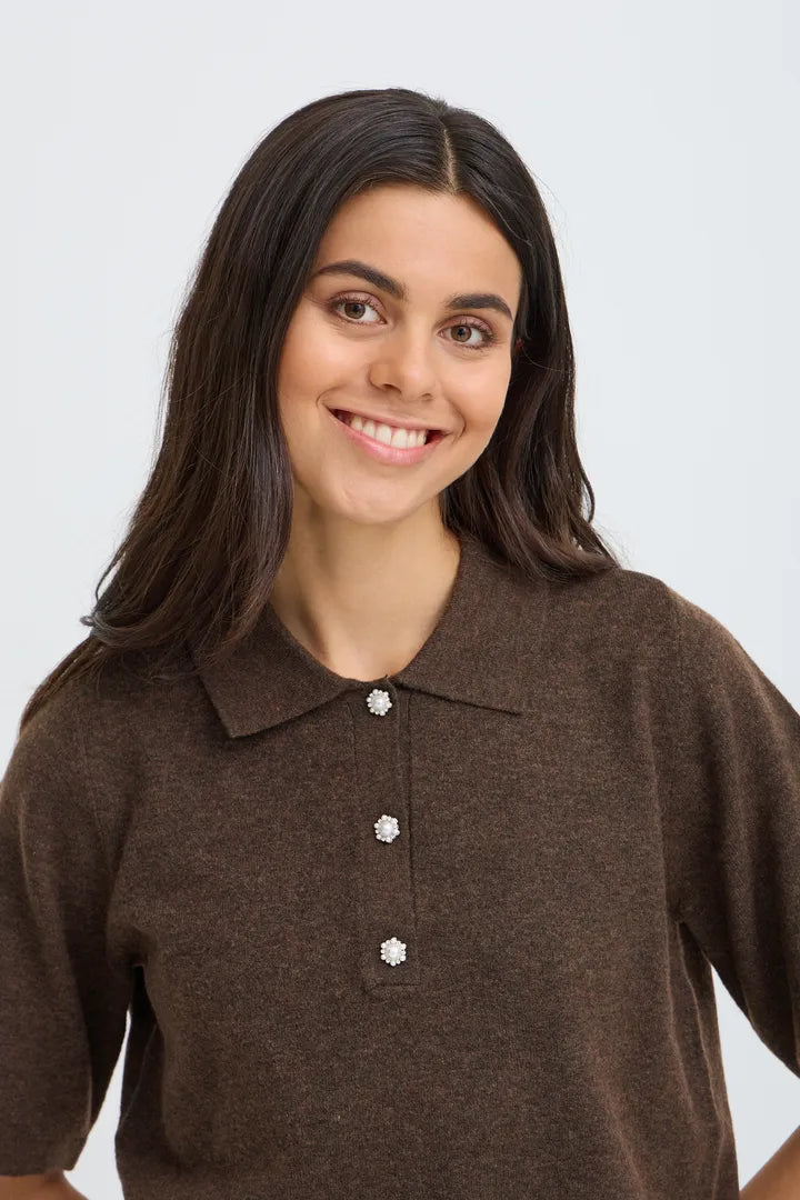 Fransa Suzette Pullover - Coffee