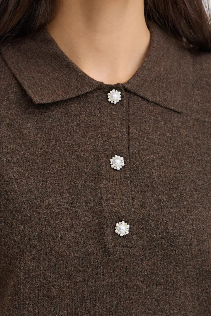 Fransa Suzette Pullover - Coffee