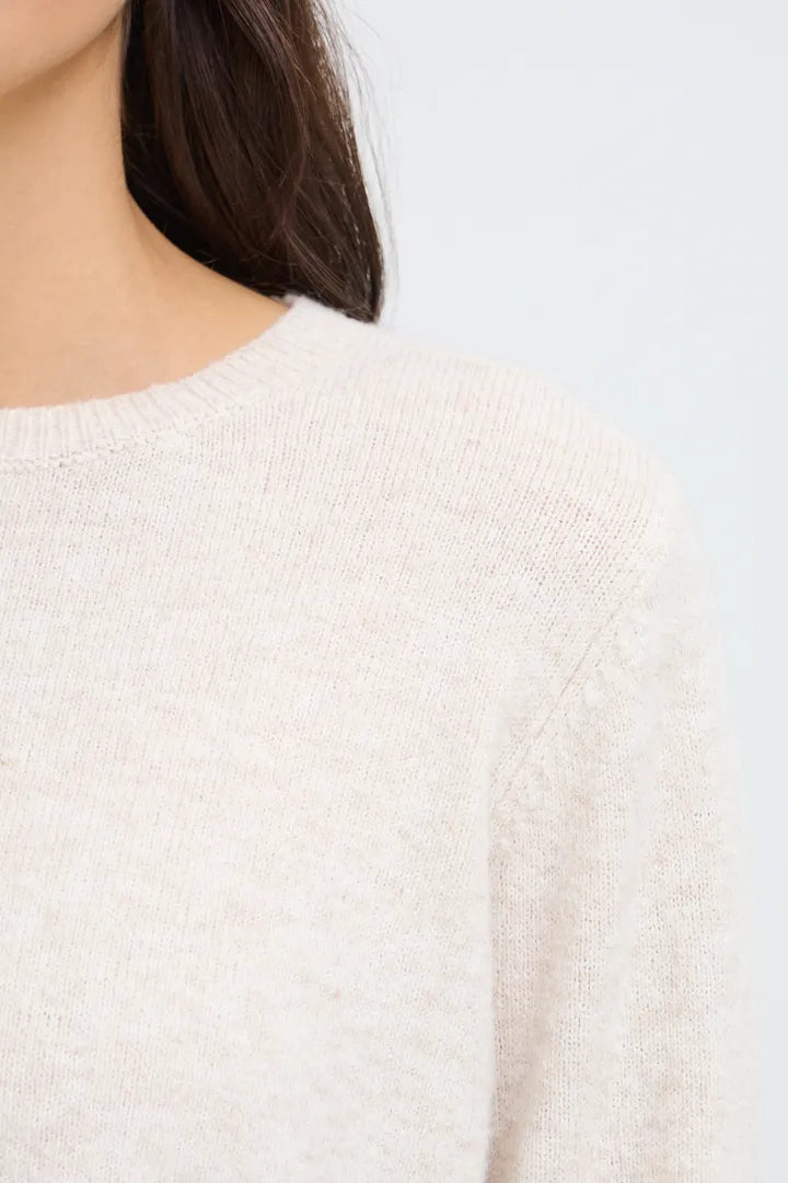 Fransa Fia Pullover - Oatmeal