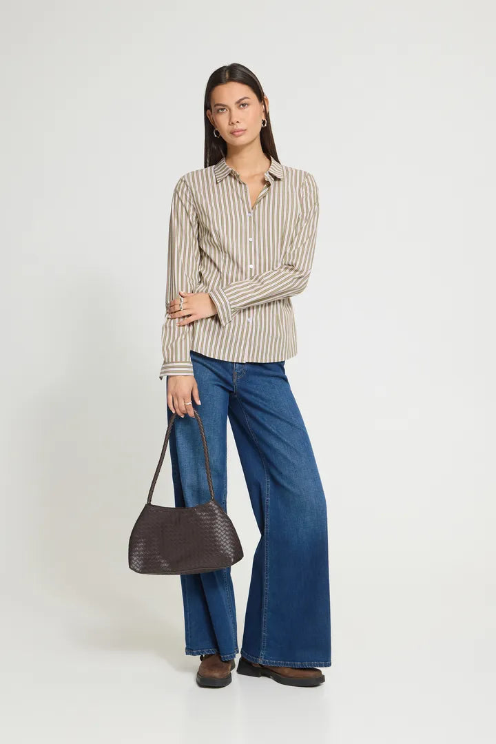 ICHI Dima Stripe Shirt - Calla