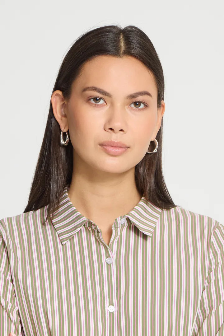 ICHI Dima Stripe Shirt - Calla