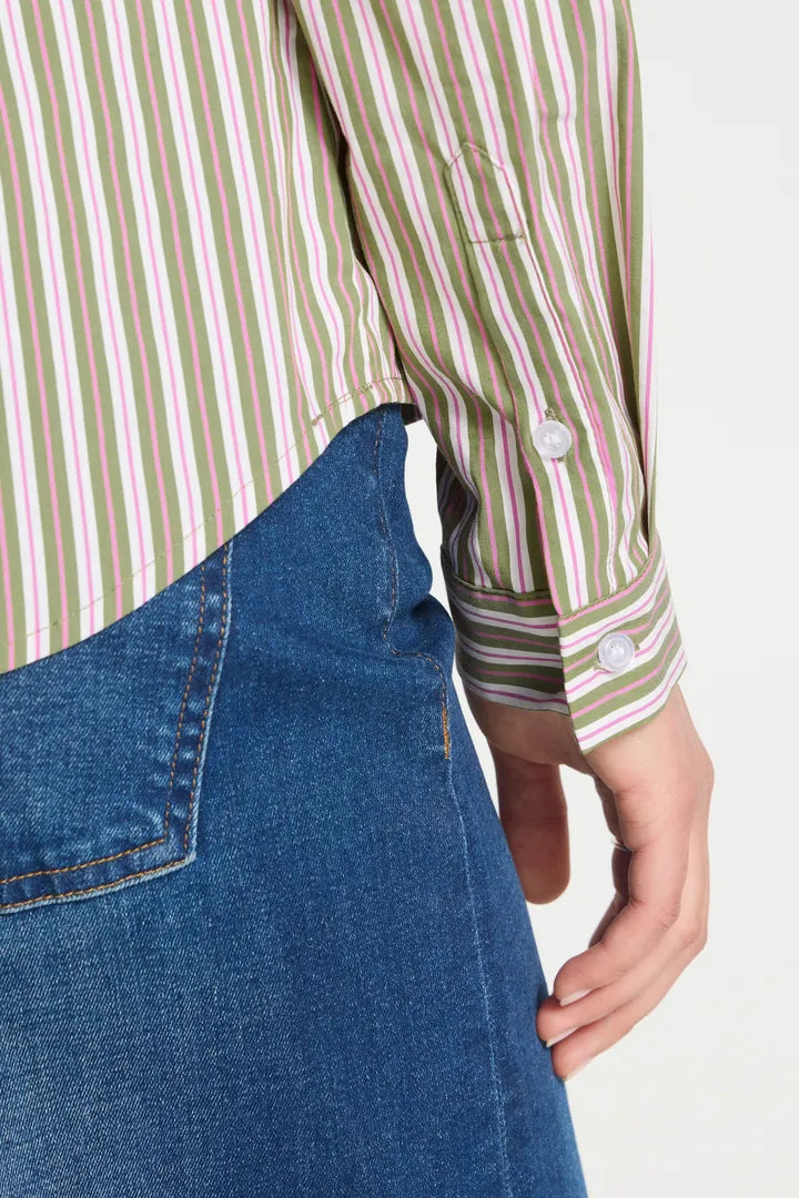 ICHI Dima Stripe Shirt - Calla