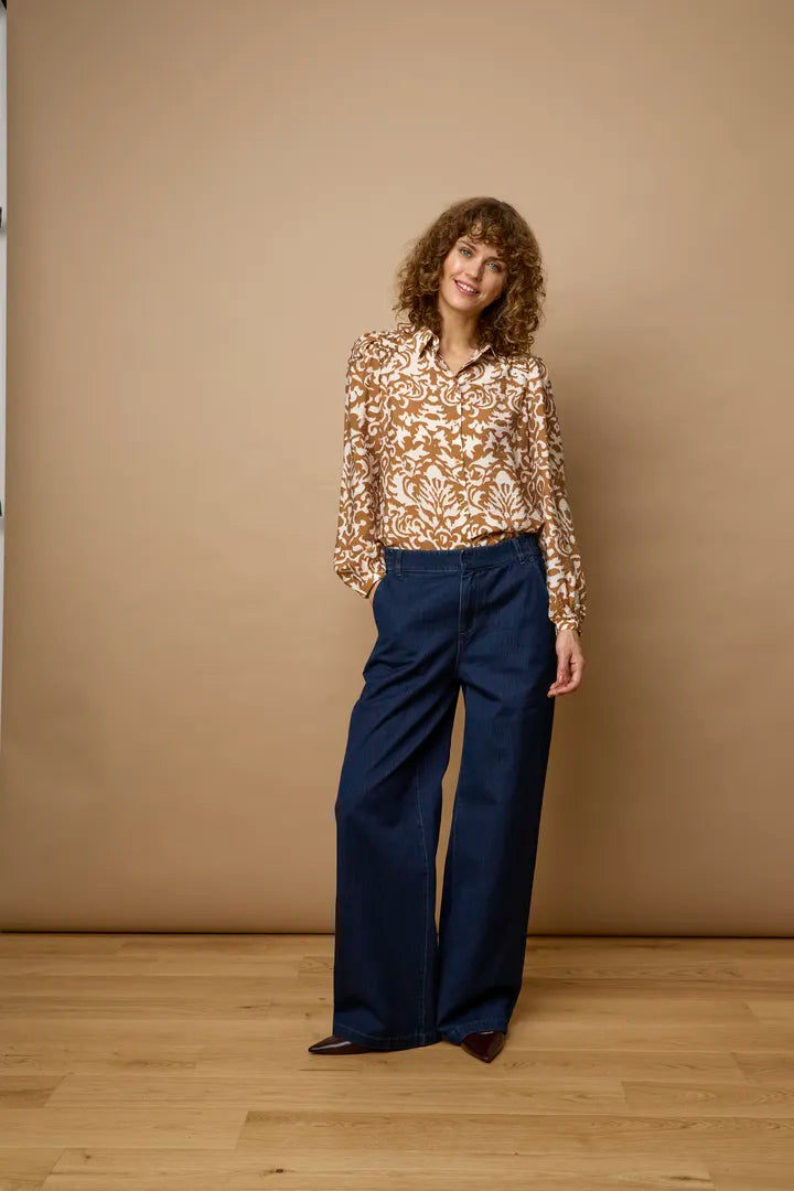 Fransa Leli Shirt - Tobacco Brown