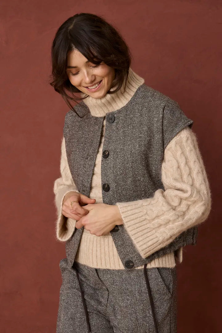 Fransa Sasha Pullover - Oatmeal