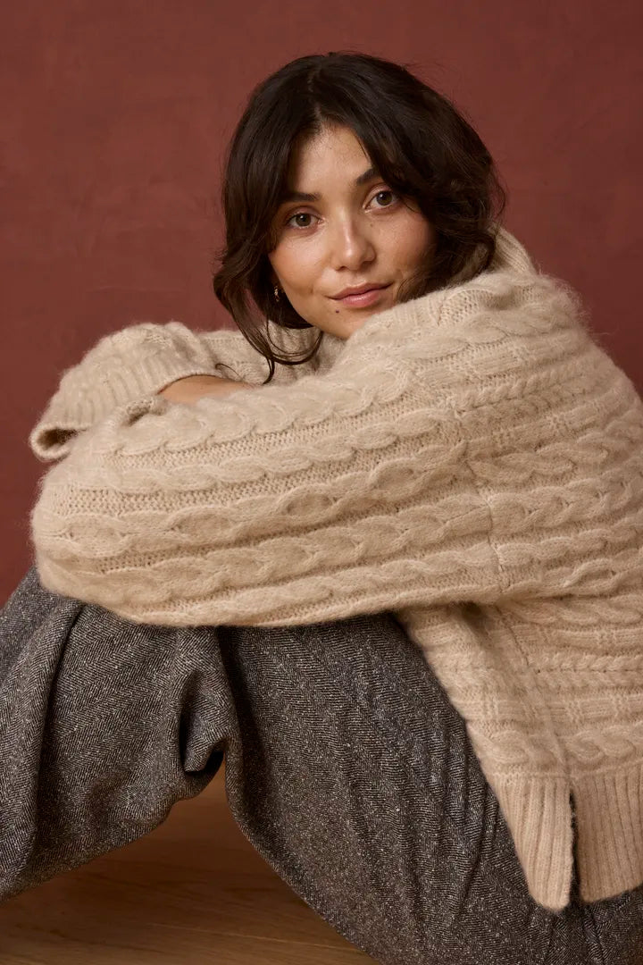 Fransa Sasha Pullover - Oatmeal