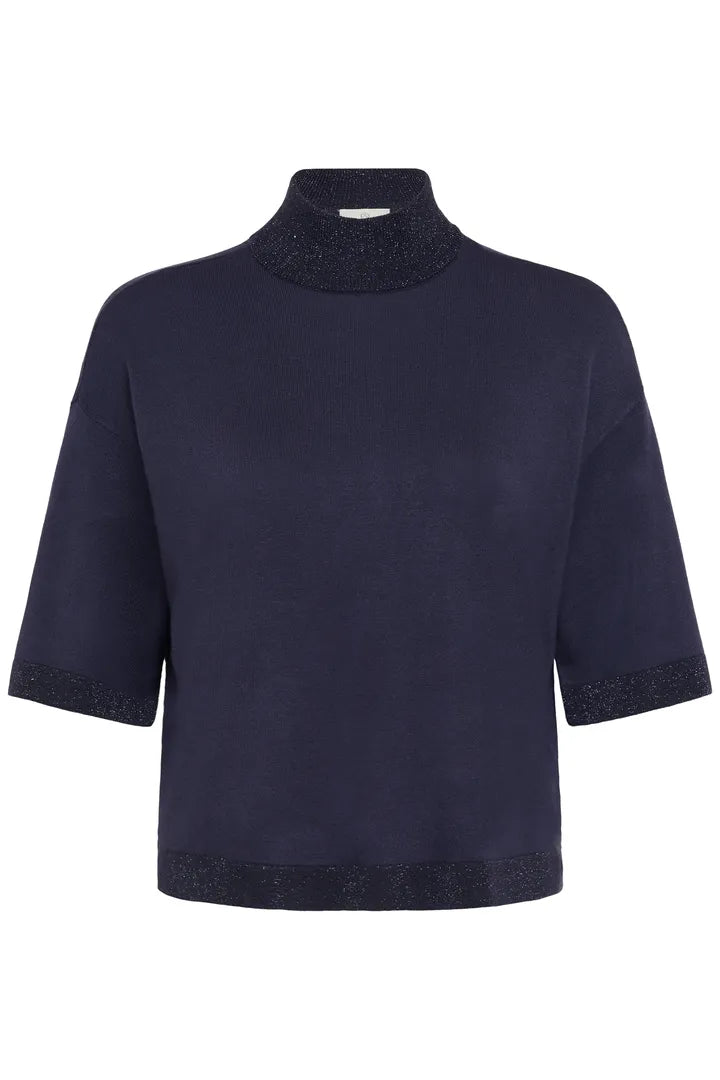Kaffe Liva Lurex Pullover - Graphite