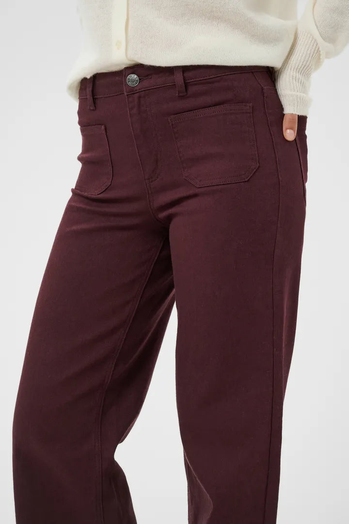 Kaffe Brook High Waist Reg Fit Jeans - Fudge