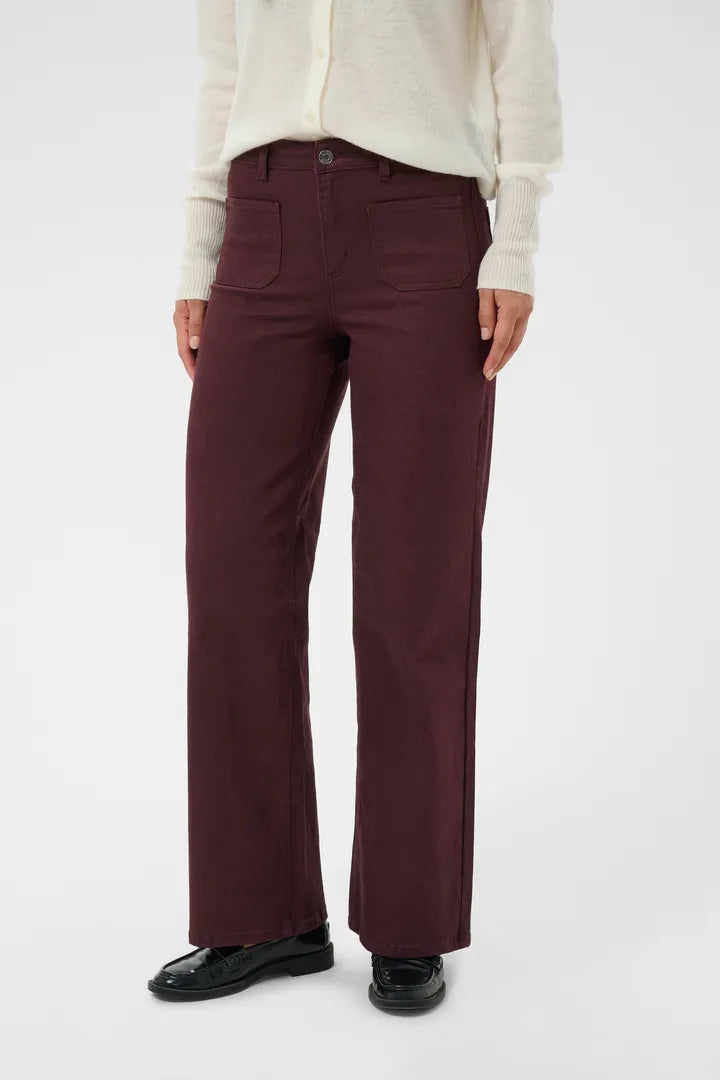 Kaffe Brook High Waist Reg Fit Jeans - Fudge