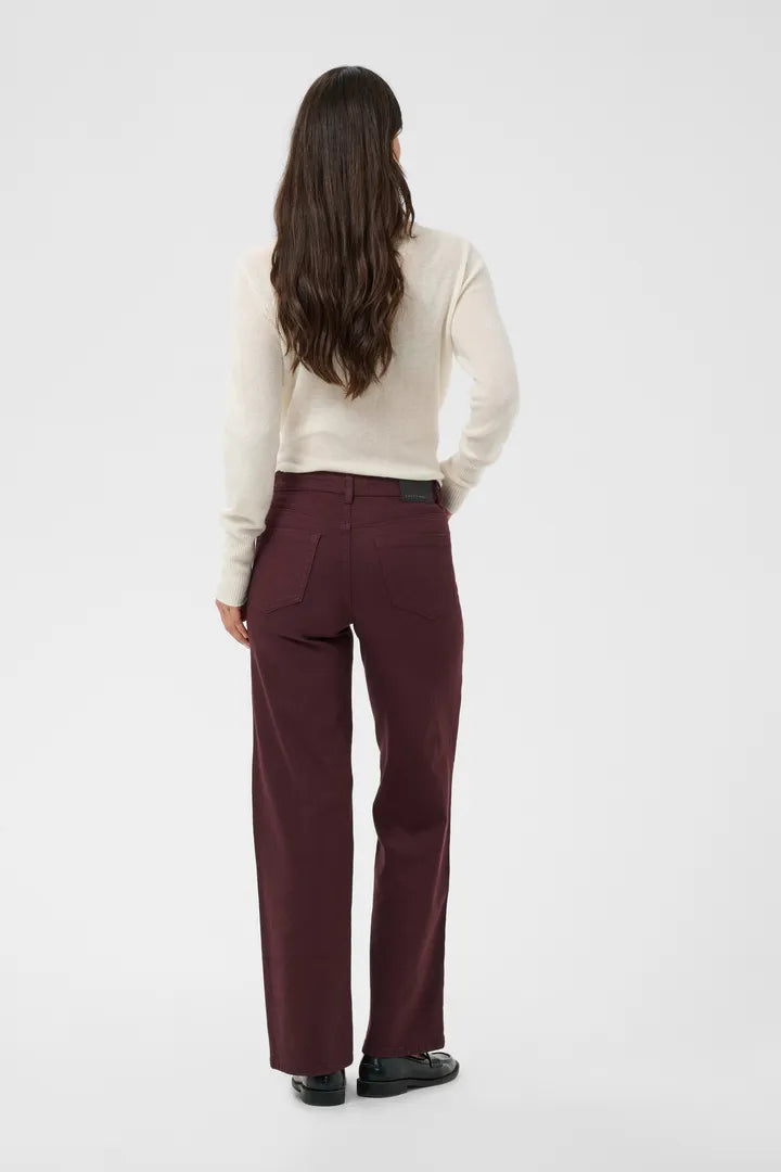 Kaffe Brook High Waist Reg Fit Jeans - Fudge