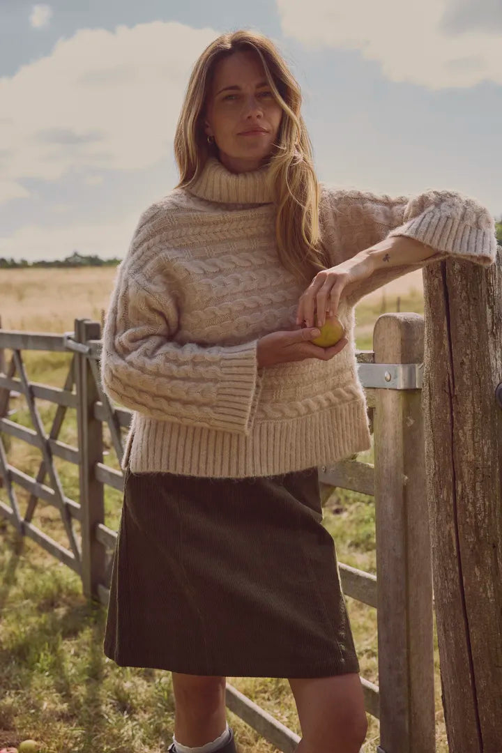 Fransa Sasha Pullover - Oatmeal