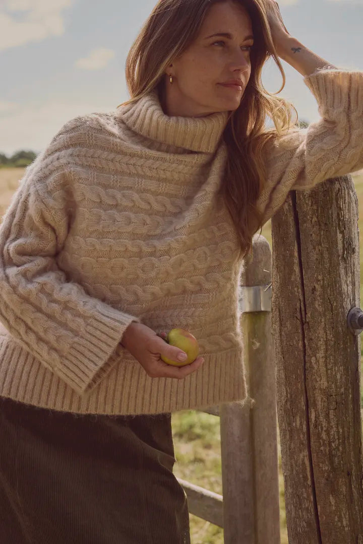 Fransa Sasha Pullover - Oatmeal