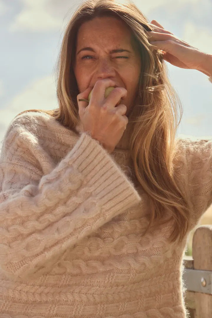 Fransa Sasha Pullover - Oatmeal