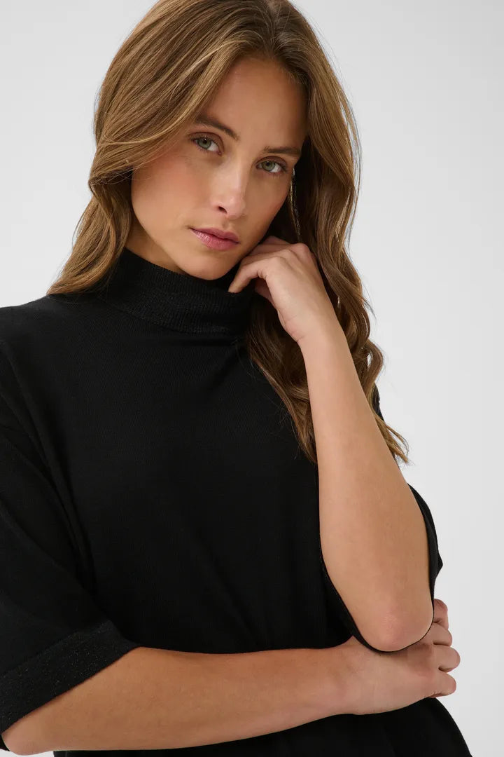 Kaffe Liva Lurex Pullover - Black
