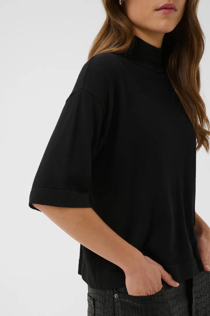 Kaffe Liva Lurex Pullover - Black