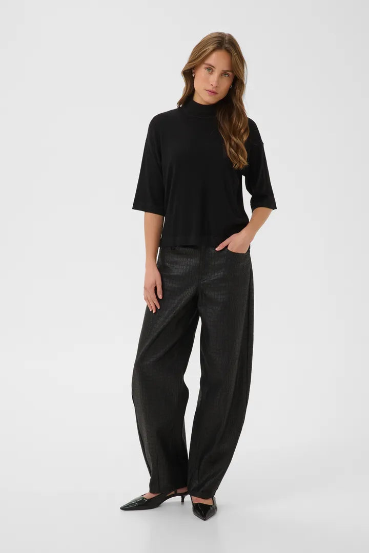 Kaffe Liva Lurex Pullover - Black