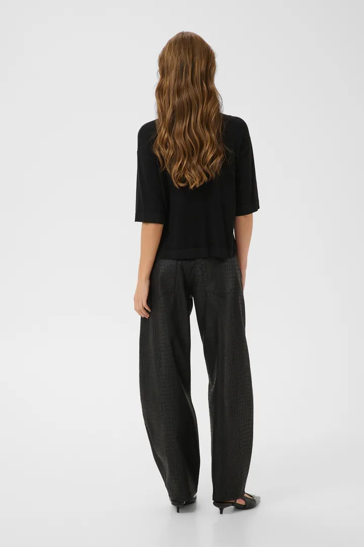 Kaffe Liva Lurex Pullover - Black
