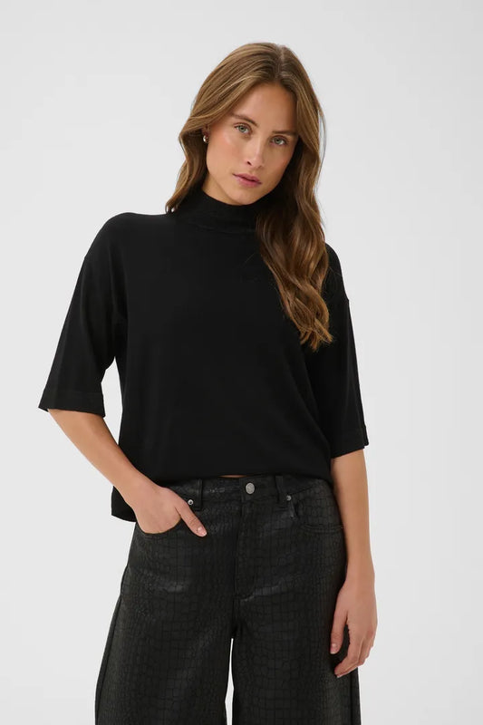 Kaffe Liva Lurex Pullover - Black