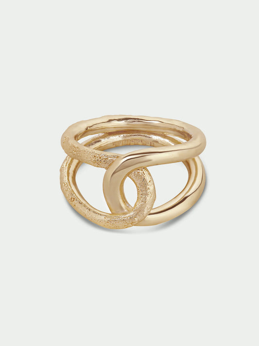 Tutti & Co Alder Ring - Gold