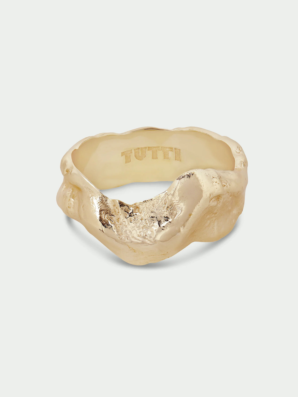 Tutti & Co Forge Ring - Gold