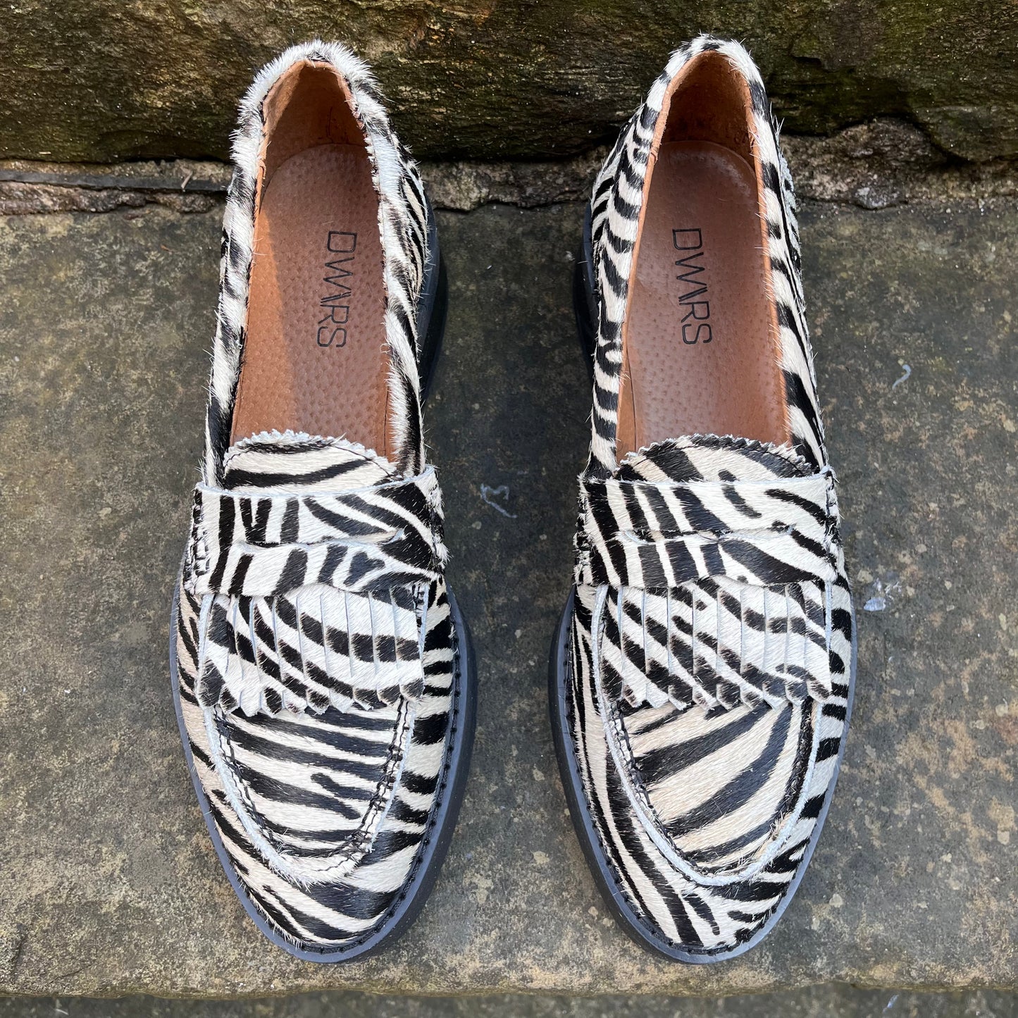 DWRS Zebra Loafers