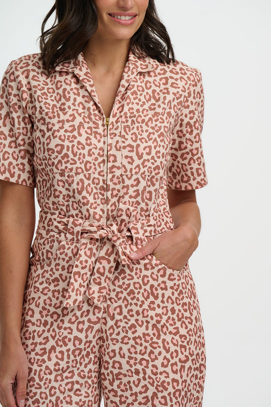 Sugarhill Brighton Meredith Jumpsuit - pink leo