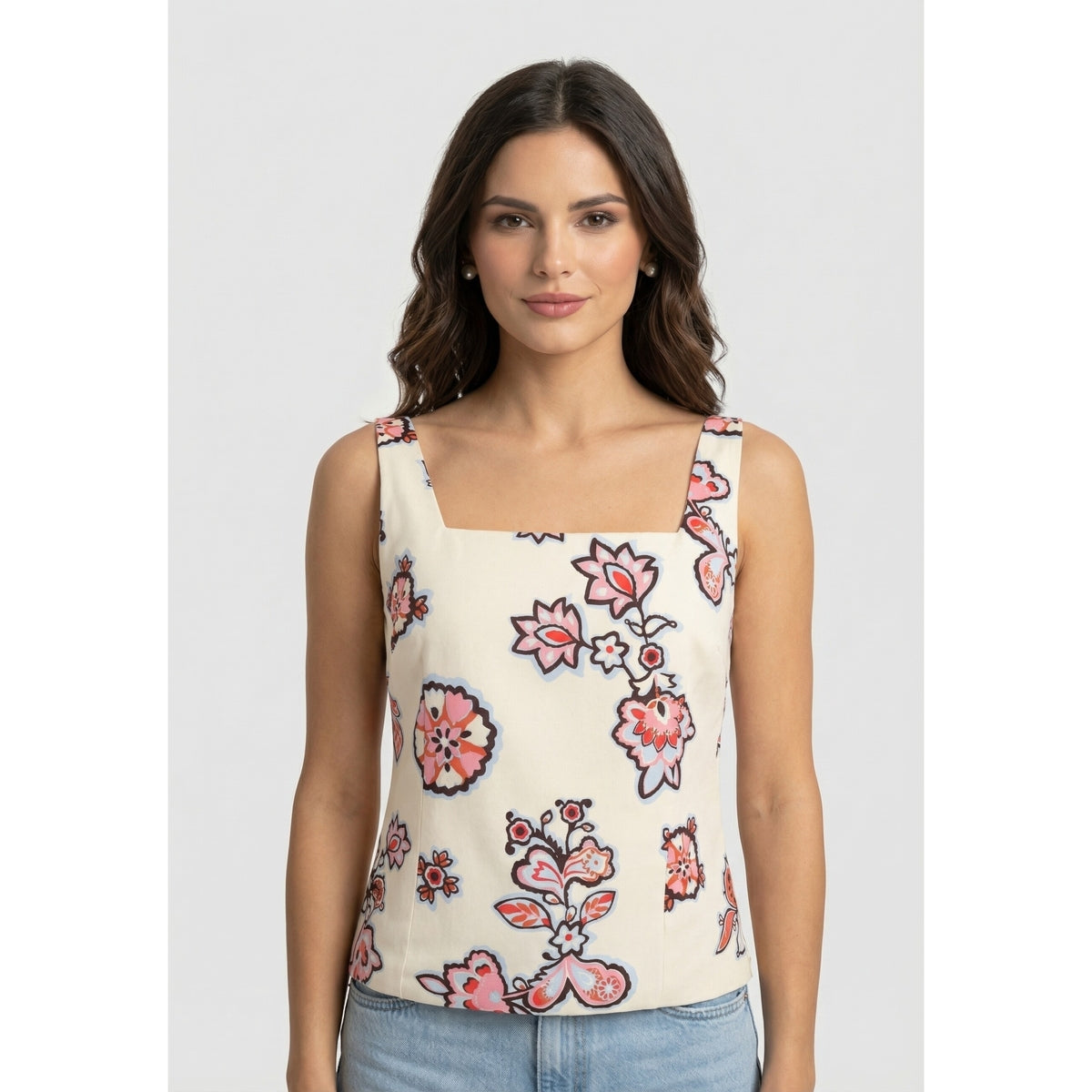 Grace & Mila Windsor Top - Ecru