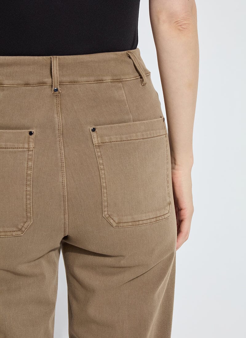 Lysee Erin Wide Leg Denim - Smoked Olive