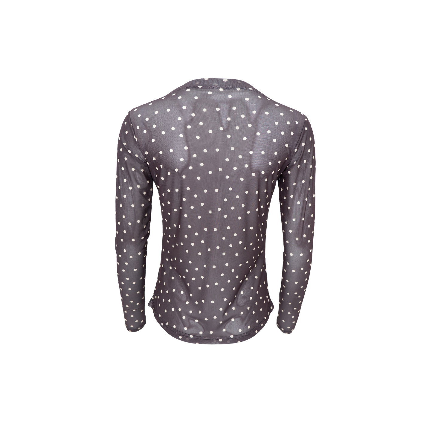 BC Annie Mesh Top - Coffee Dot