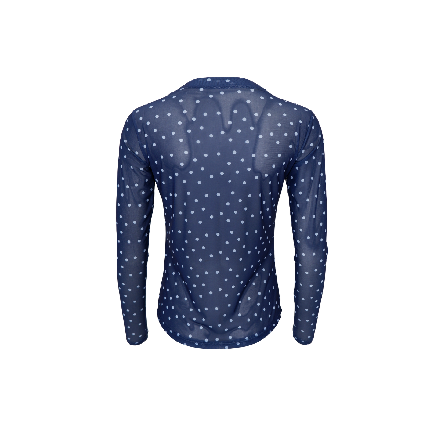 BC Annie Mesh Top - Navy Dot