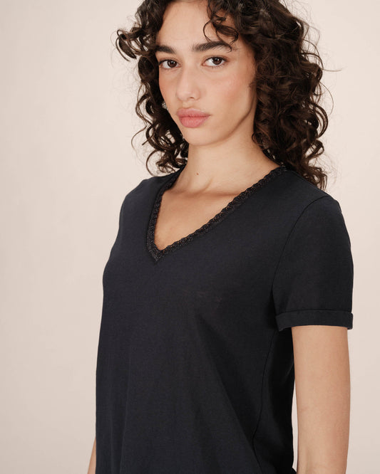 Grace & Mila Space Tee - navy