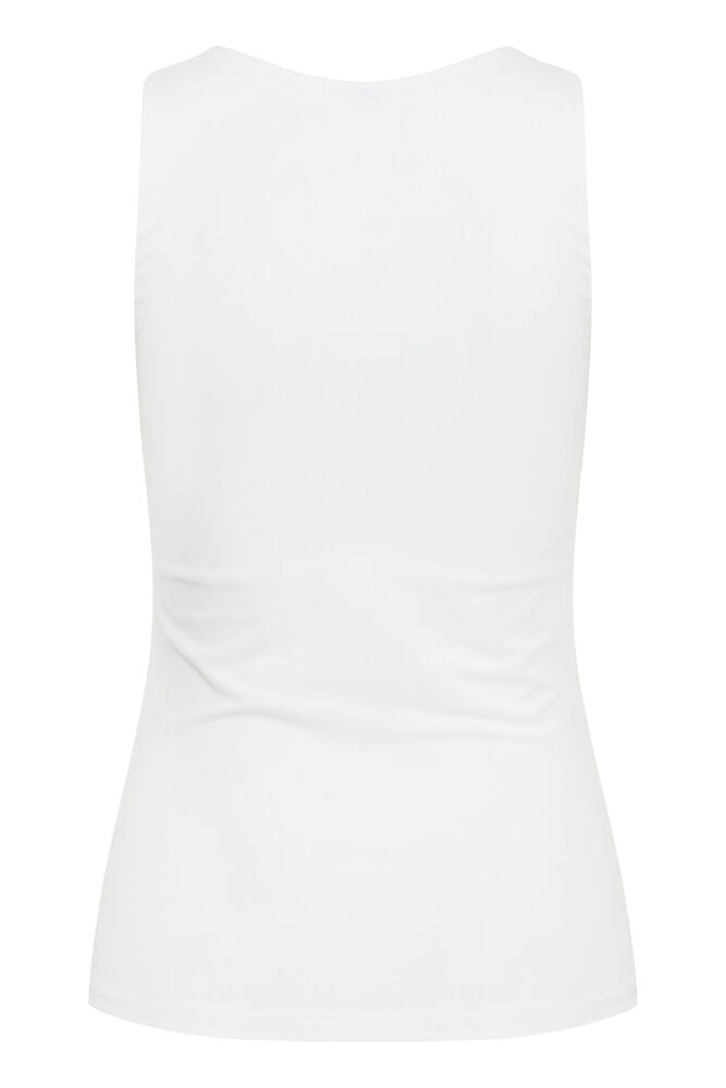 ICHI Gro Vest Top - Cloud Dancer