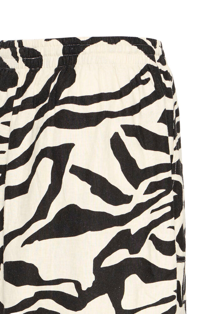 ICHI Linno Skirt - Graphic Animal
