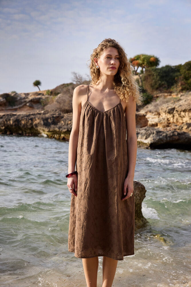 Fransa Emmy Dress - Mountain Trail