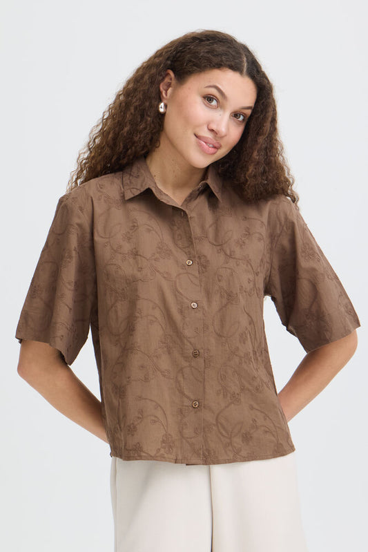 Fransa Emmy Shirt - Mountain Trail