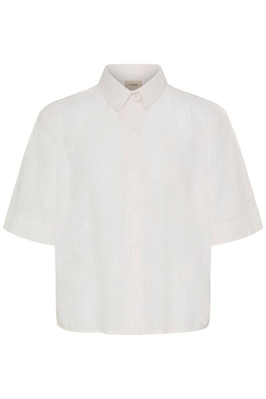 Fransa Emmy Shirt - Whisper White