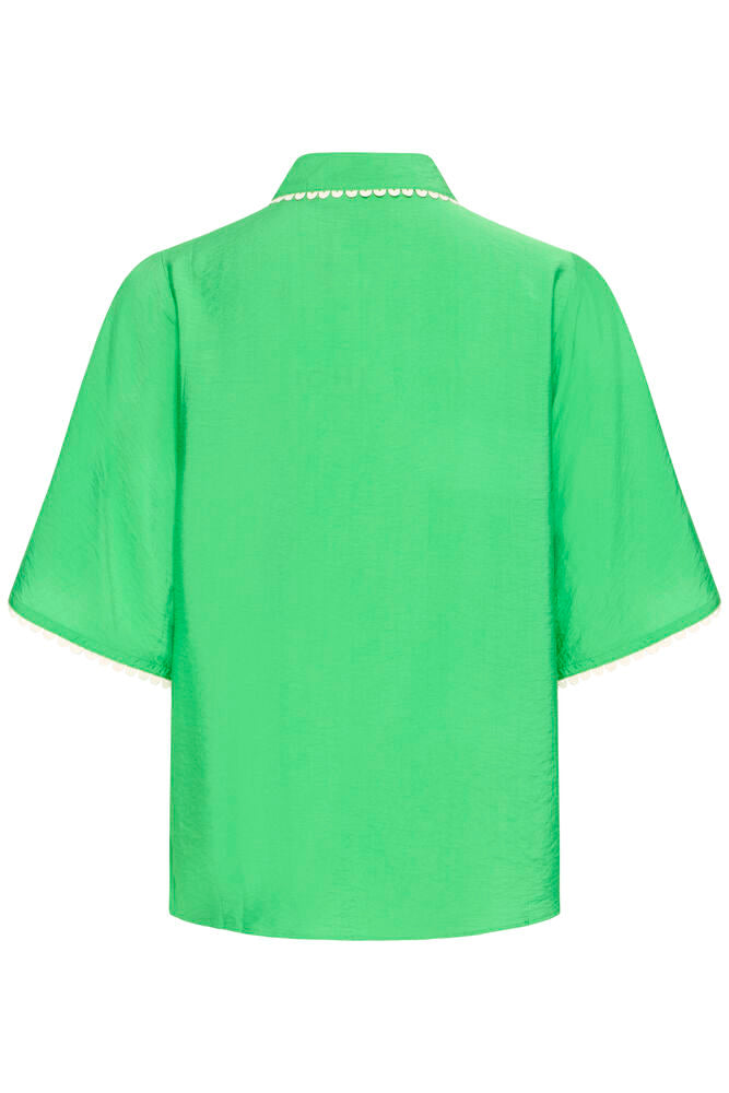 ICHI Leni Shirt - Greenbriar