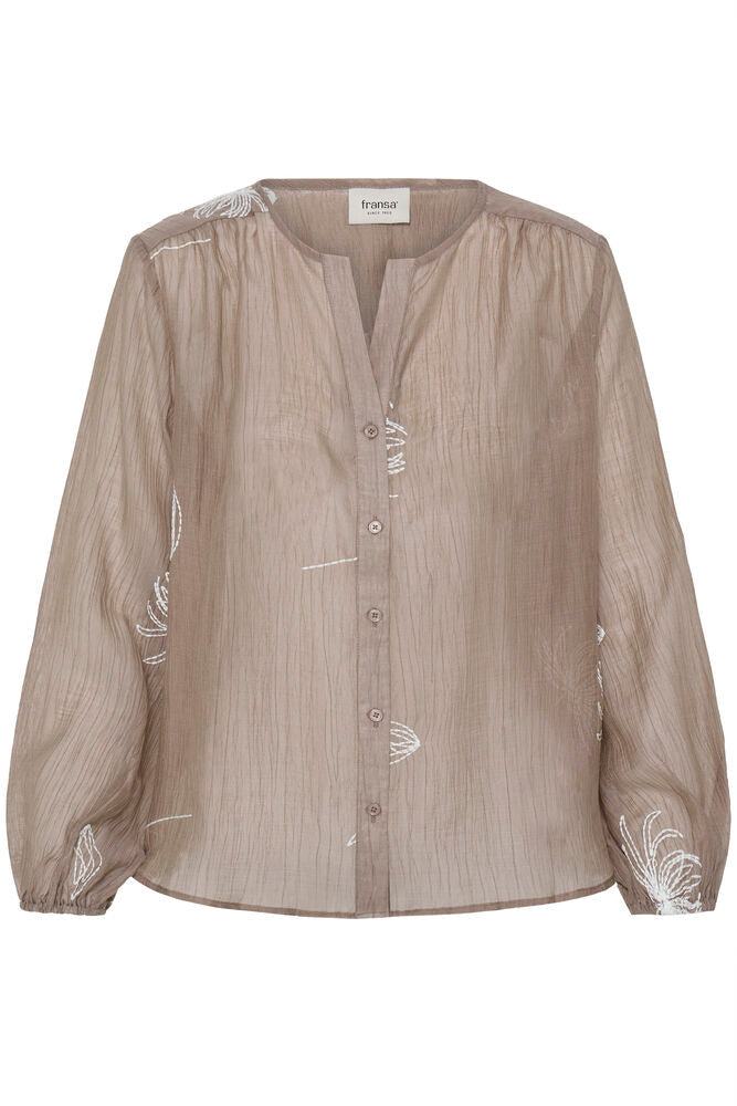 Fransa Wina Shirt - Mountain Trail