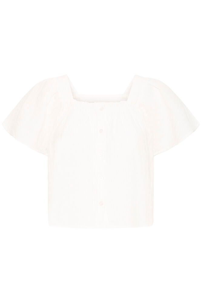 ICHI Foxa Blouse - Cloud Dancer