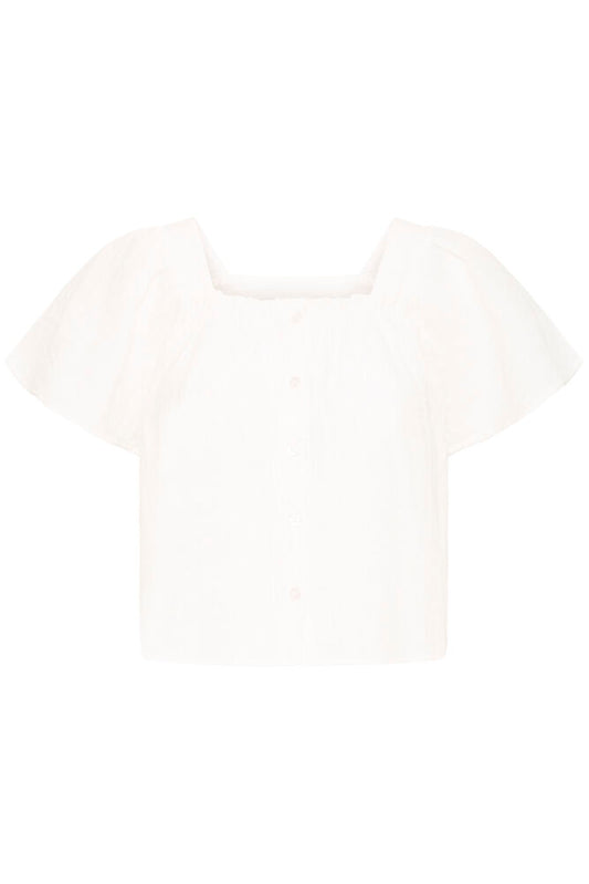 ICHI Foxa Blouse - Cloud Dancer