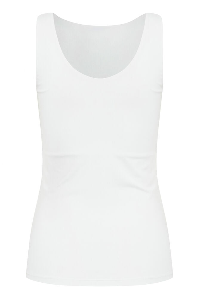 ICHI Gro Vest Top - Cloud Dancer