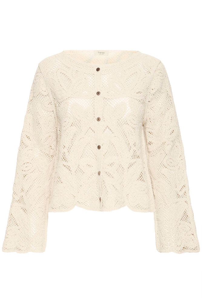 Fransa Prim Cardigan - Oatmeal