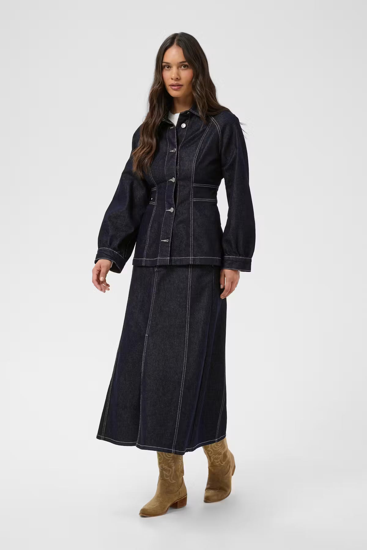 Kaffe Ghita Denim Shirt Jacket