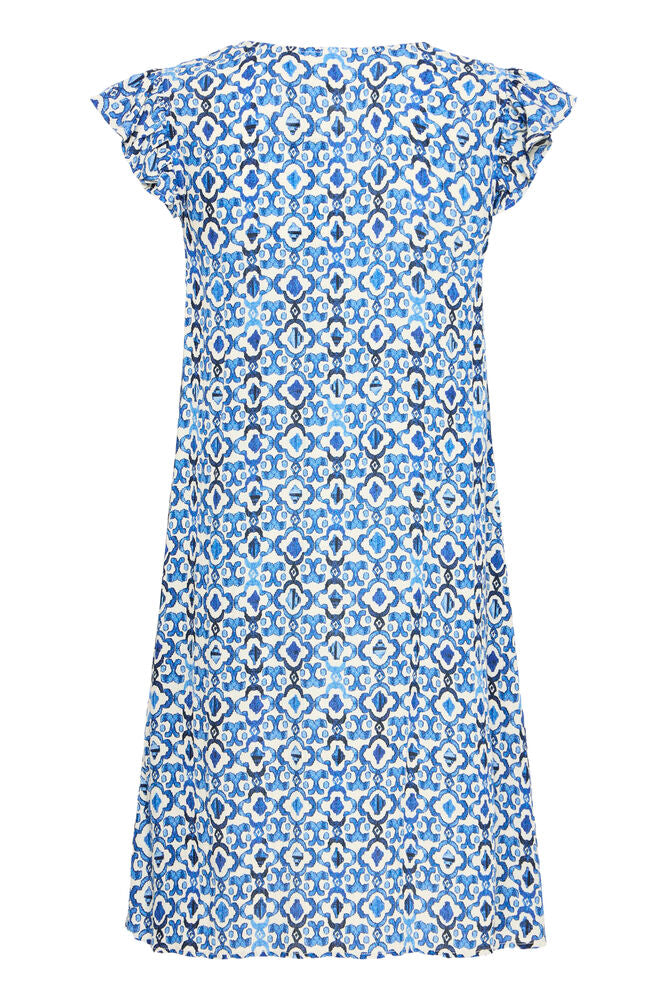 ICHI Marrakech Dress - Blue