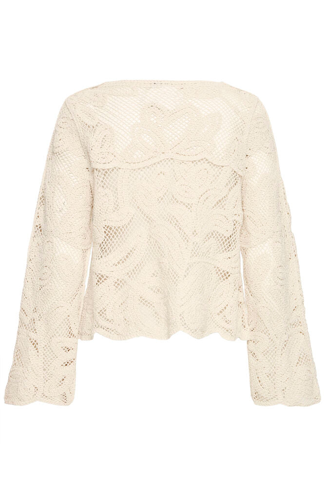 Fransa Prim Cardigan - Oatmeal