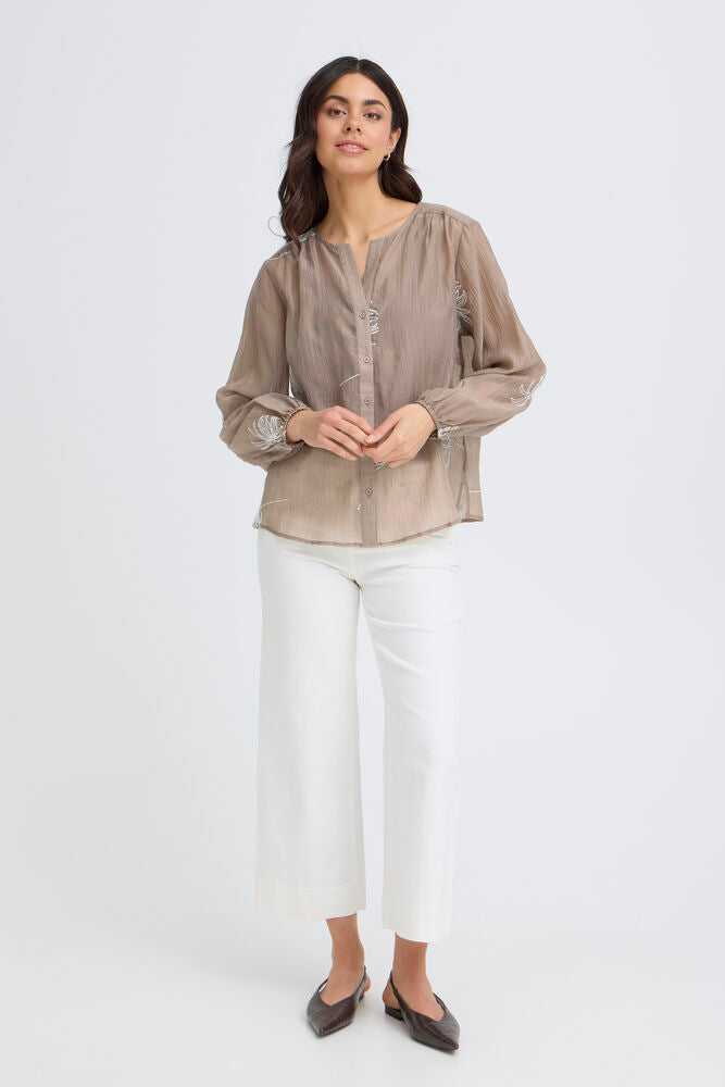 Fransa Wina Shirt - Mountain Trail